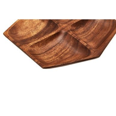 Kora Acacia Large Four Section Serving Dish