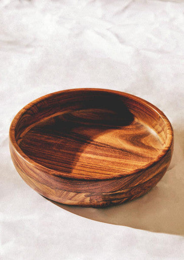 Rosi Round Sheesham Wood Salad Bowl