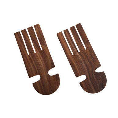 Rosi Sheesham Wood Salad Hand Servers