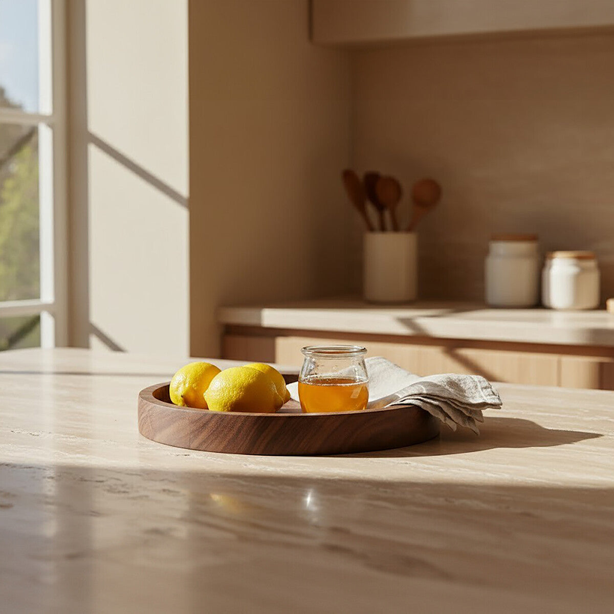 Rosi Small Sheesham Wood Tray - image 2