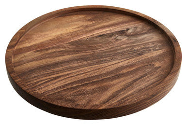 Rosi Large Round Sheesham Wood Tray