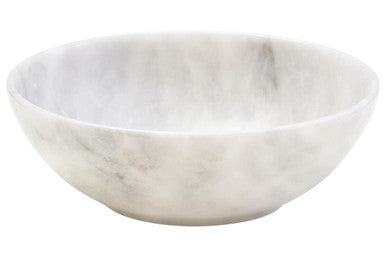 Kora Acacia Wood And White Marble Chip And Dip Platter