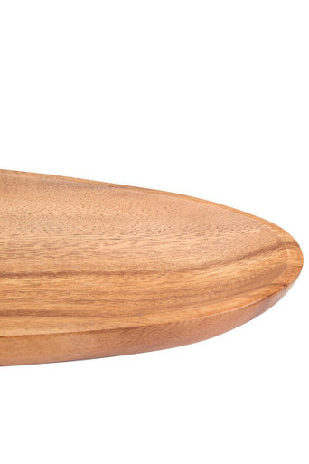 Kora Acacia Wood Large Oval Serving Dish - Image 3