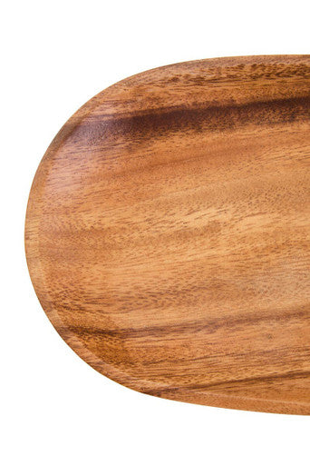 Kora Acacia Wood Large Oval Serving Dish - Image 4