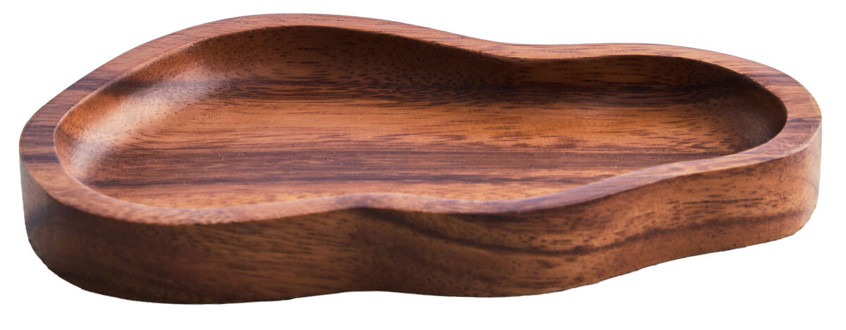 Acacia Wood Small Irregular Serving Plate and Tray | Kora