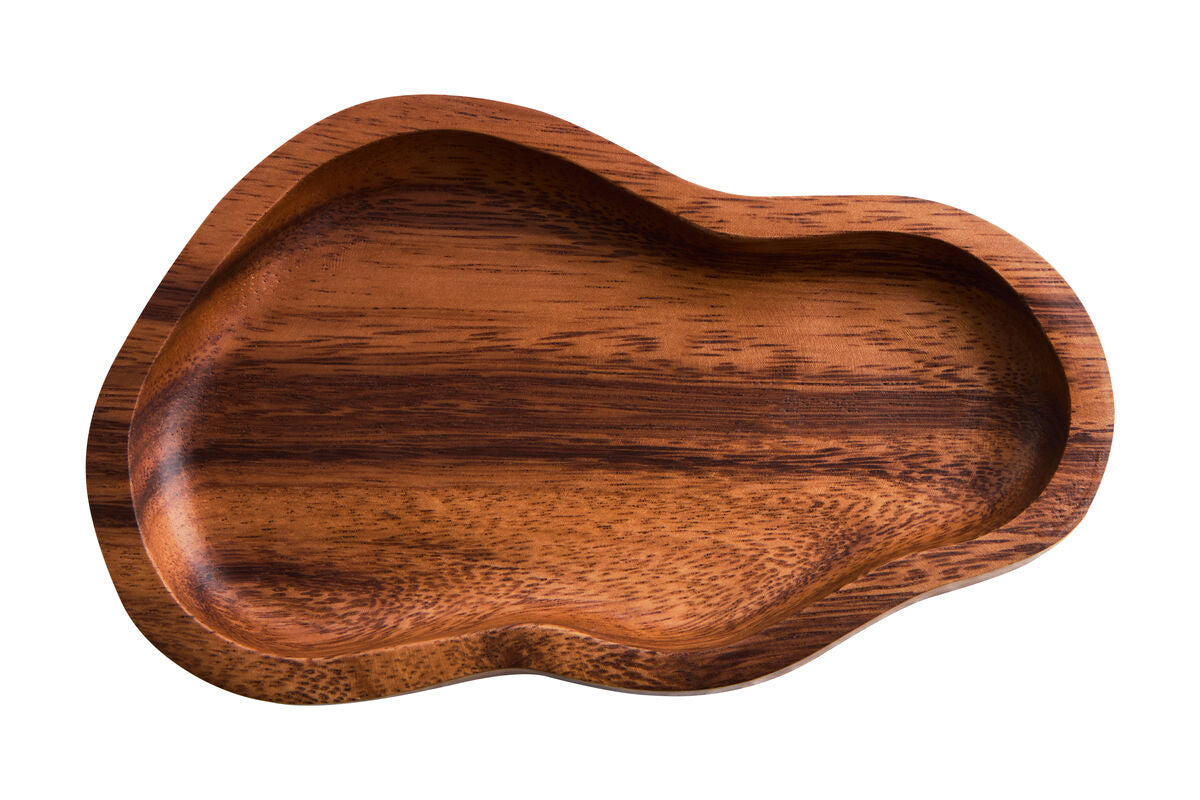 Acacia Wood Small Irregular Serving Plate and Tray | Kora
