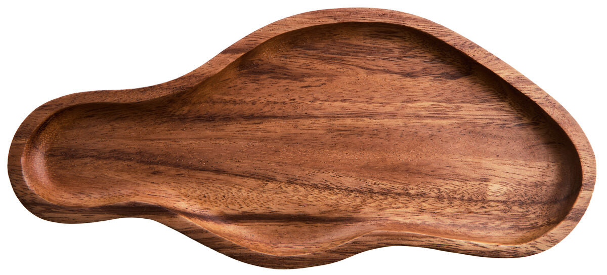 Acacia Wood Large Irregular Serving Plate and Tray | Kora