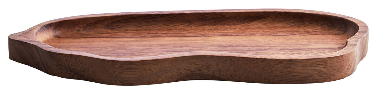 Acacia Wood Medium Irregular Serving Plate and Tray | Kora