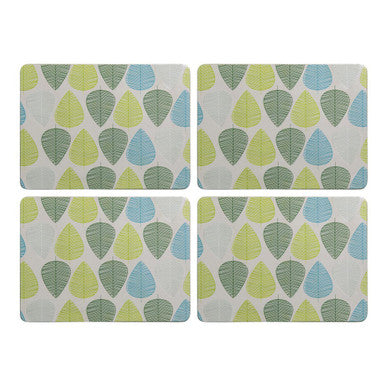 Green Leaf Set Of Four Placemats - image 1