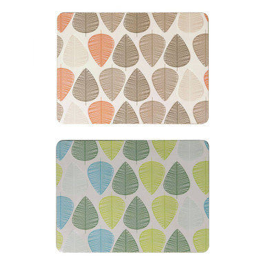 Green Leaf Set Of Four Placemats