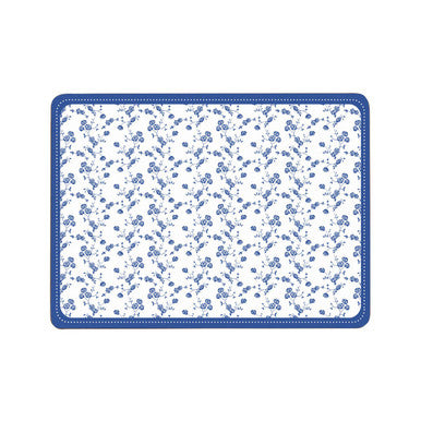 Blue Rose Set Of Four Placemats