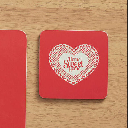 Home Sweet Home Set Of Four Cork Coasters - image 2