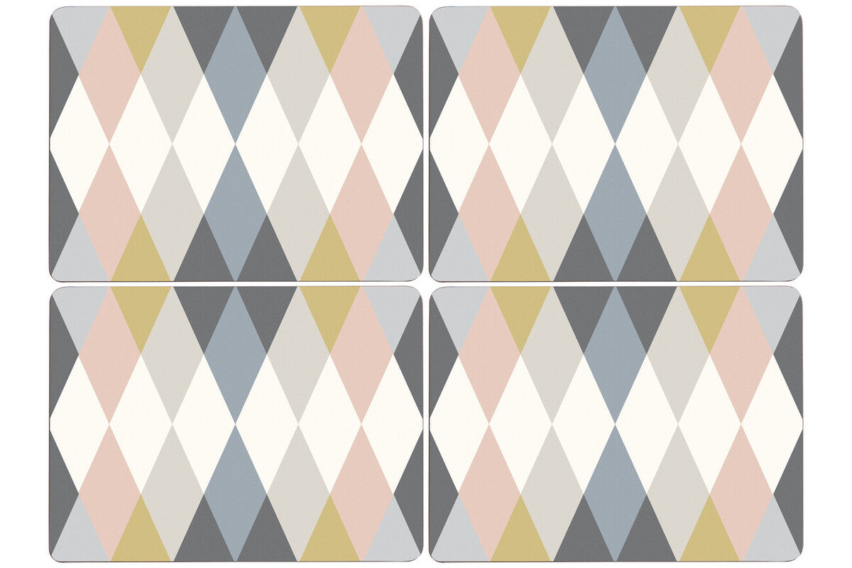 Cirque Harlequin Set Of Four Placemats - image 1