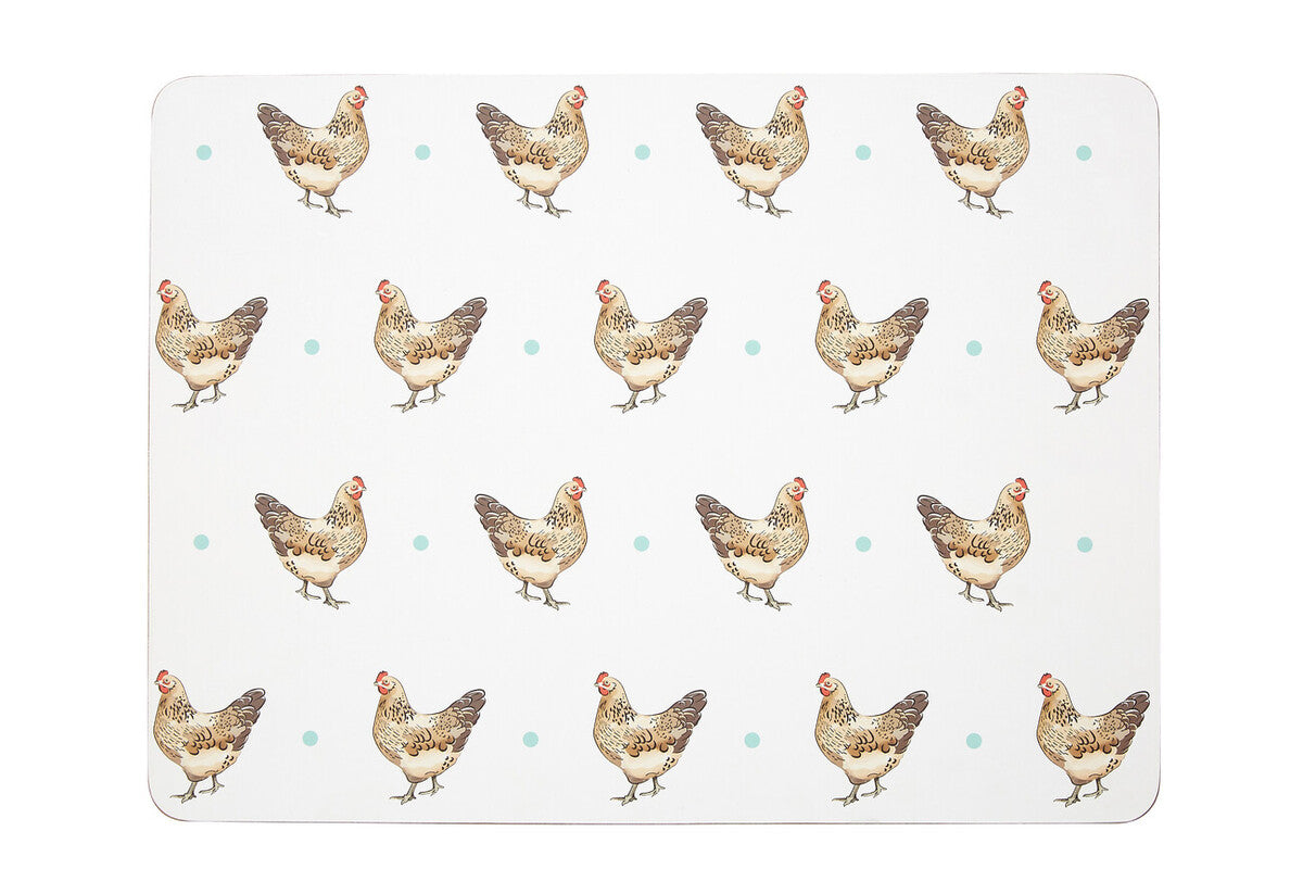 Set Of Four Mrs Henderson Cork Placemats - Image 1