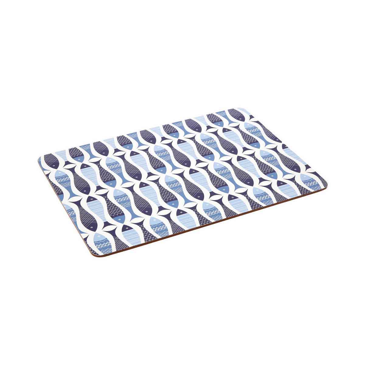 Set Of Four Pisces Cork Placemats