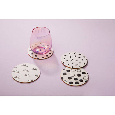 Mimo Set Of 4 Eclectic All Sorts Coaster