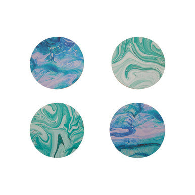 Mimo Set Of 4 Cork Coasters - image 1