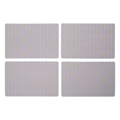 Frosted Deco Set Of 4 Lilac Placemats