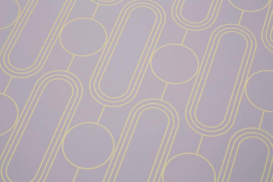 Frosted Deco Set Of 4 Lilac Placemats