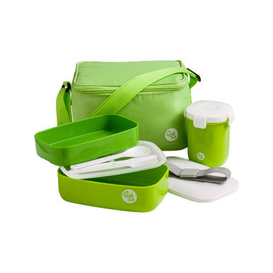 Grub Tub Green Lunch Box Set with Insulated Bag - image 3