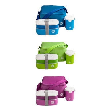Grub Tub Green Lunch Box Set with Insulated Bag - image 5