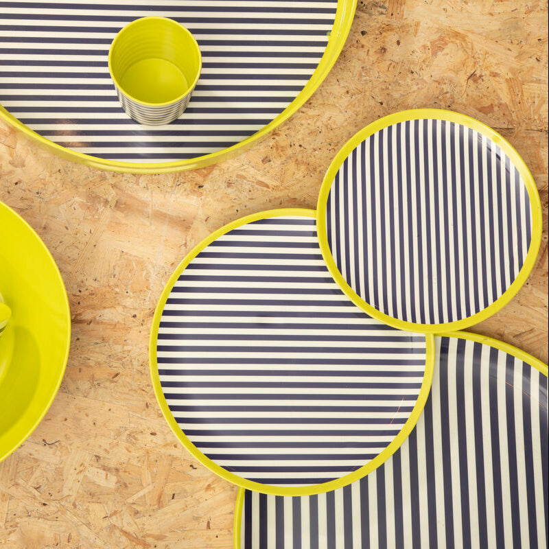 Mimo Stripe Tray With Handles - image 2