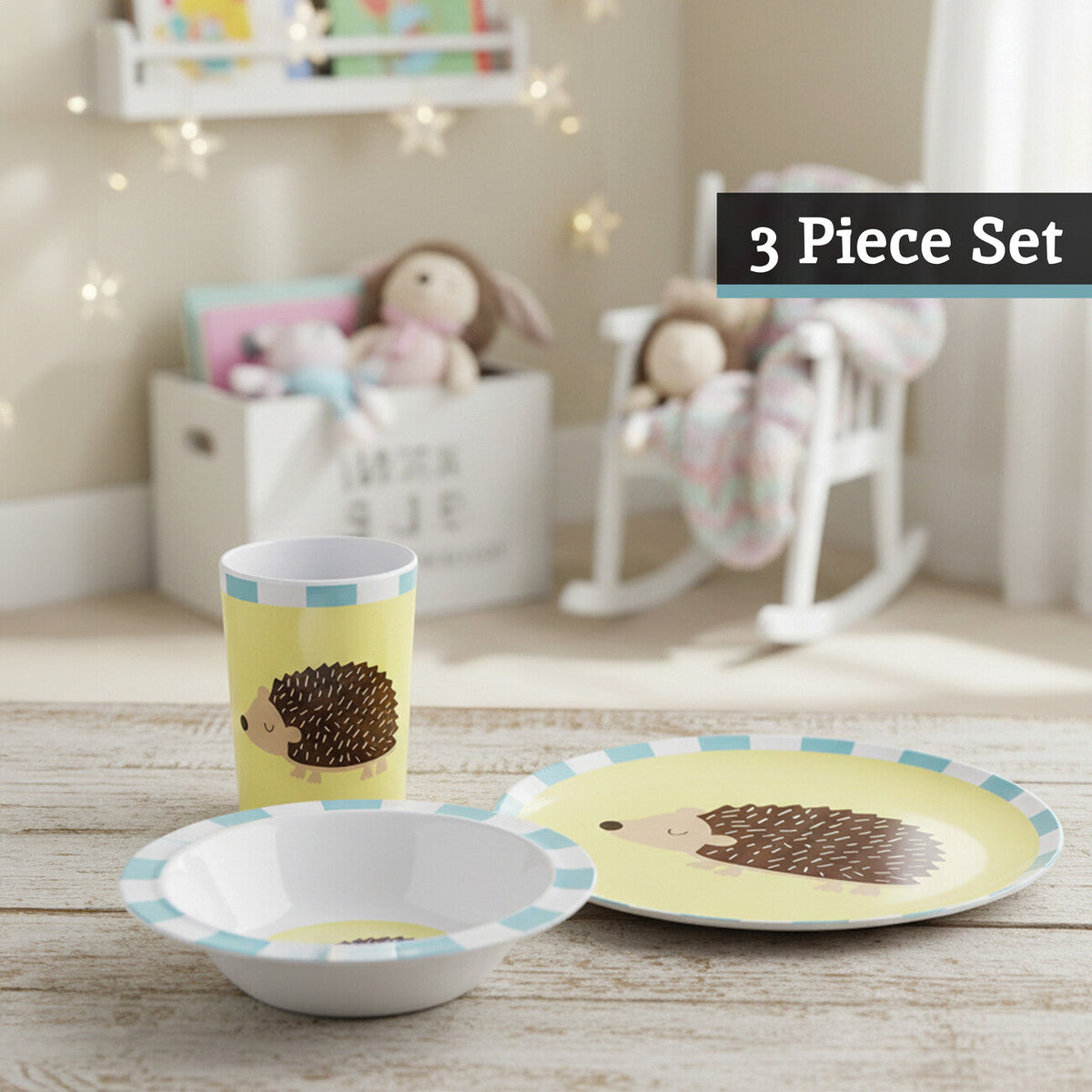 Mimo Kids Harry Hedgehog Dinner Set