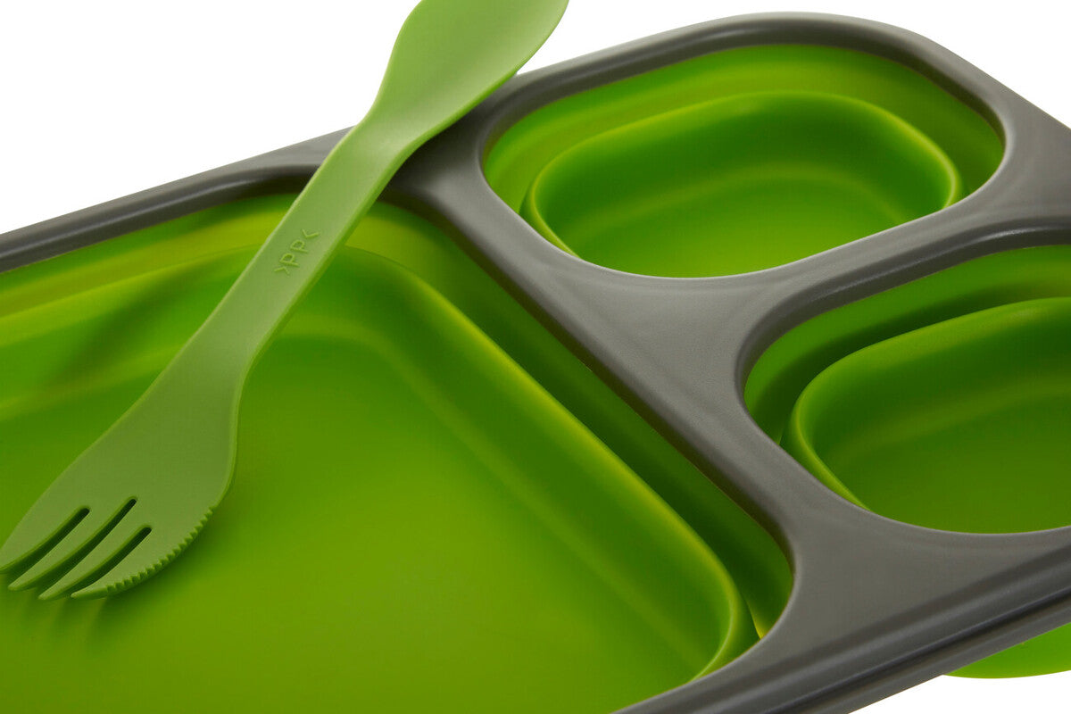 Grub Tub Green Collapsible Lunch Box With Spork - image 10