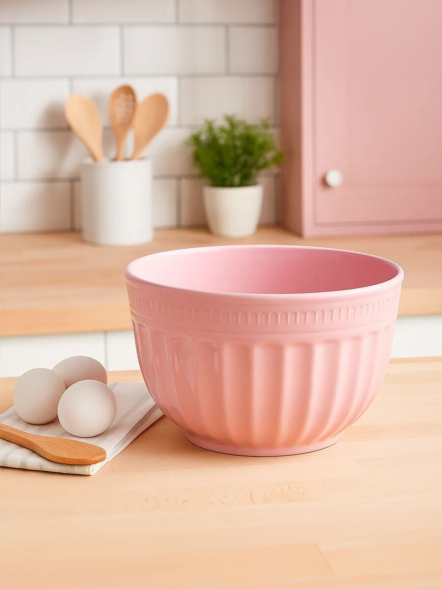 Melamine Medium Pink Mixing Bowl | Alden