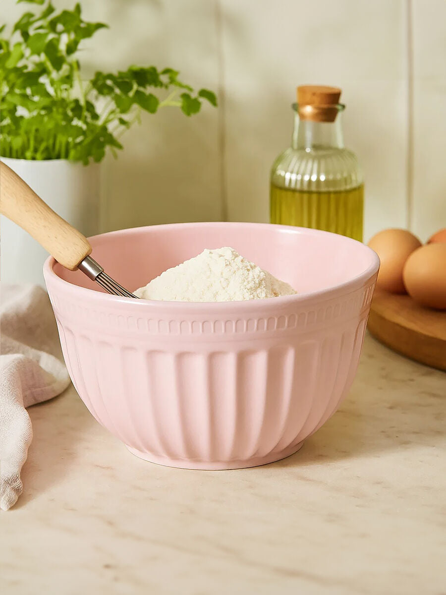 Alden Melamine Large Pink Mixing Bowl