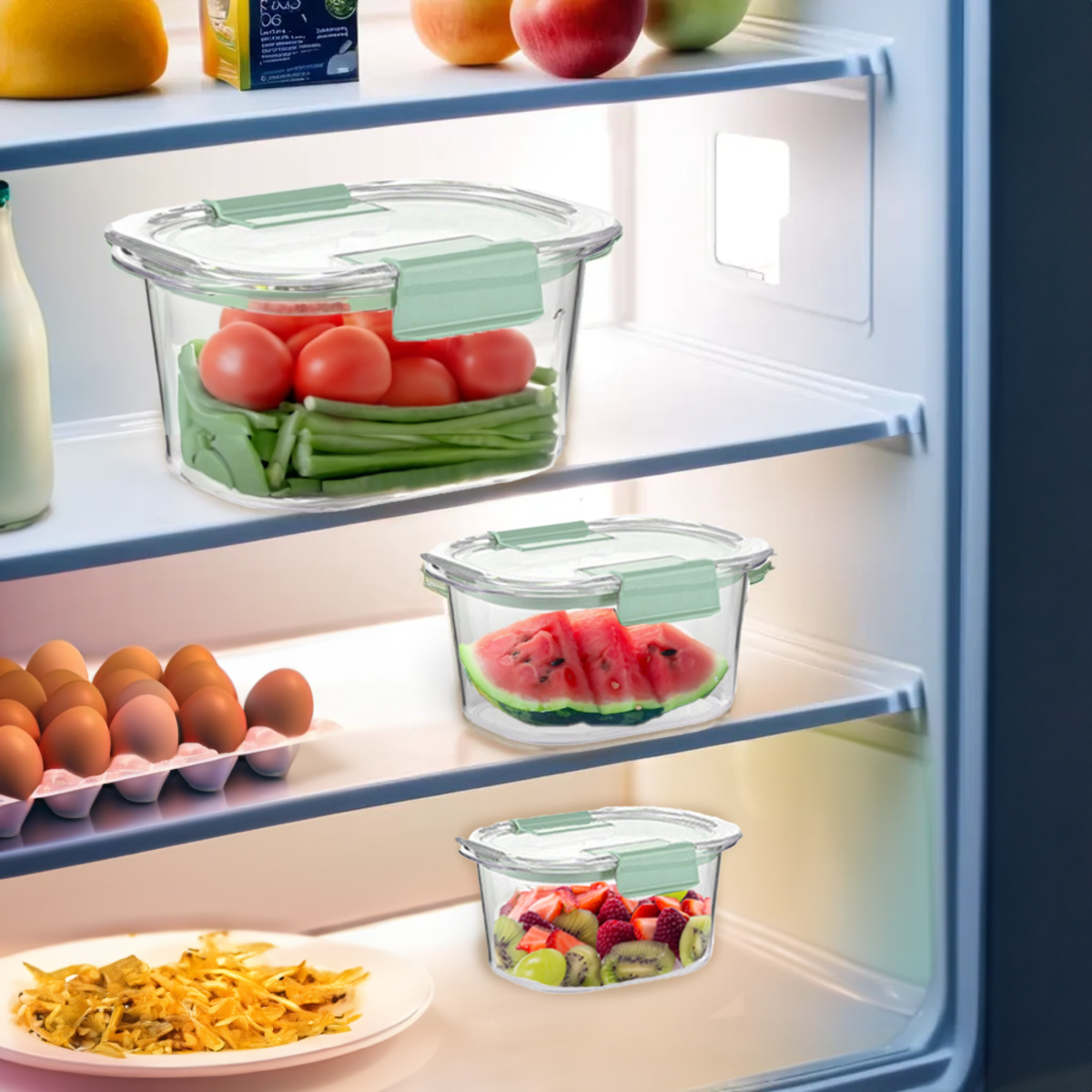 Grub Tub Set Of 3 Food Storage Containers