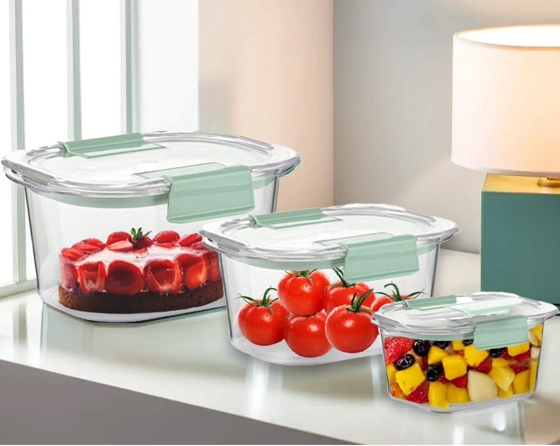 Grub Tub Set Of 3 Food Storage Containers - image 2