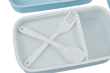 Grub Tub Light Blue Lunch Box With Cutlery - image 12