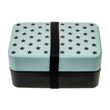 Grub Tub Light Blue Star Lunch Box With Cutlery - image 5