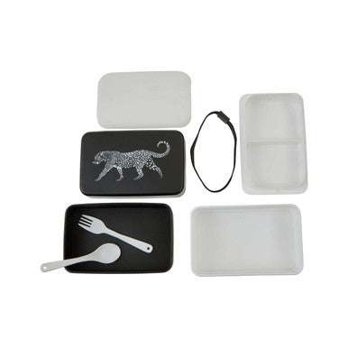 Grub Tub Leopard Lunch Box With Cutlery - image 4