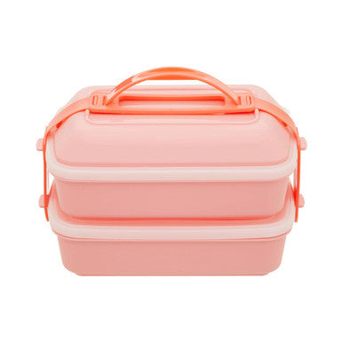 Grub Tub Pink Lunch Box With Cutlery - image 4