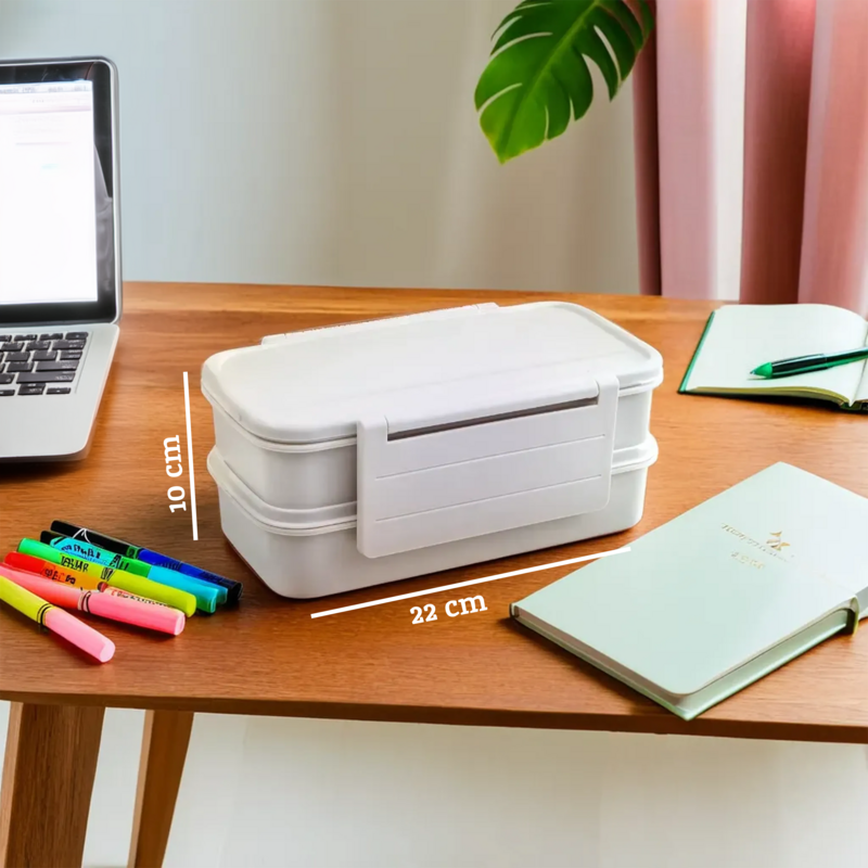 Grub Tub Grey Lunch Box With Cutlery - image 3
