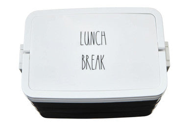 Grub Tub Black Lunch Box With Cutlery