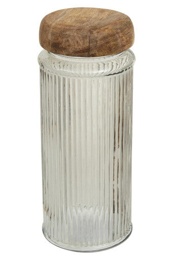 Garner Glass Storage Jar with Mango Wood Lid 2400ml - image 1