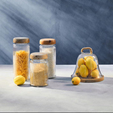 Garner Glass Storage Jar with Mango Wood Lid 2400ml - image 2