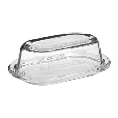 Olivia Clear Glass Butter Dish - image 4