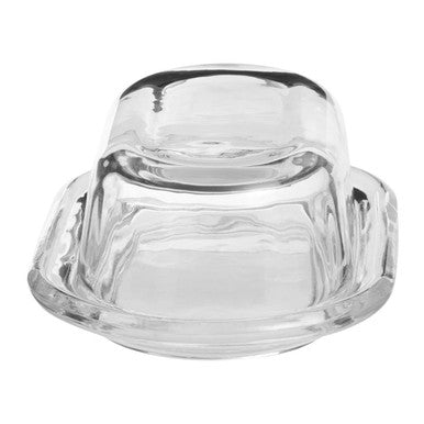 Olivia Clear Glass Butter Dish - image 5