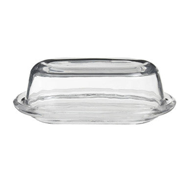 Olivia Clear Glass Butter Dish - image 10