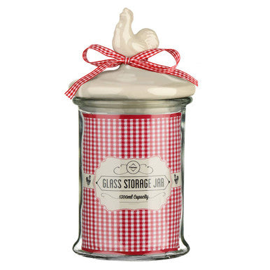 Glass Storage Jar   1300Ml