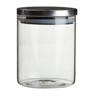 Freska Clear Glass Storage Jar 700Ml