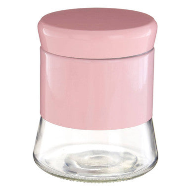 Pink Steel Wrap Glass Storage Jar - 800ml
