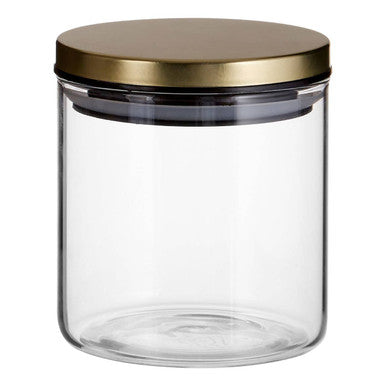 Freska Gold Lid Storage Jar 550Ml