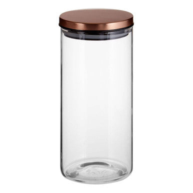 Freska Rose Gold Lid Storage Jar 1300Ml
