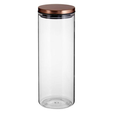 Freska Rose Gold Lid Storage Jar 1600Ml
