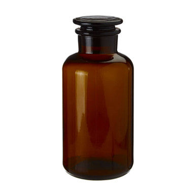 Apothecary Large Amber Glass Bottle - image 1